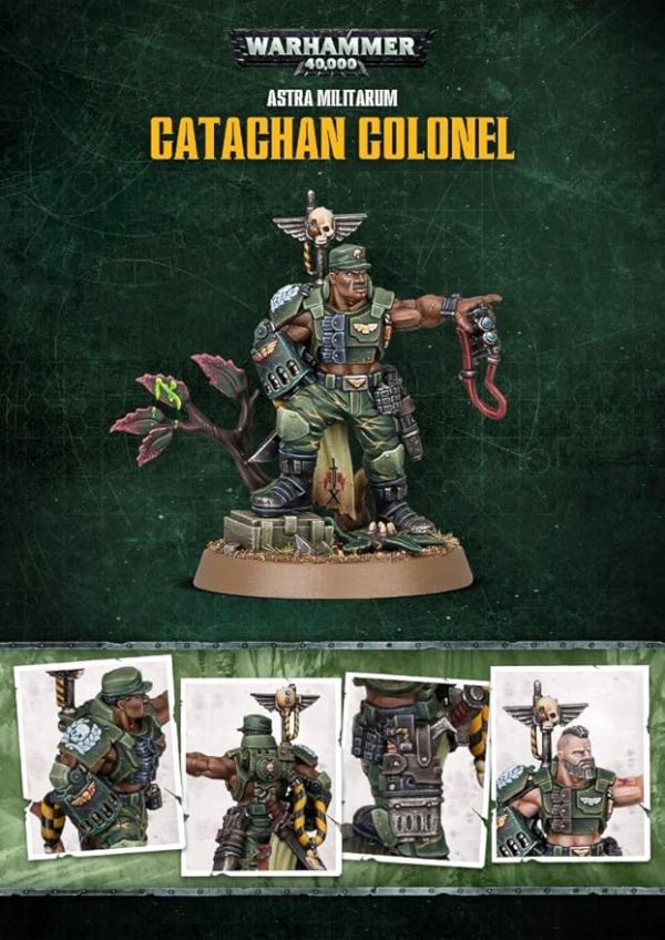 ASTRA MILITARUM - CATACHAN COLONEL (STORE ANNIVERSARY MODEL)