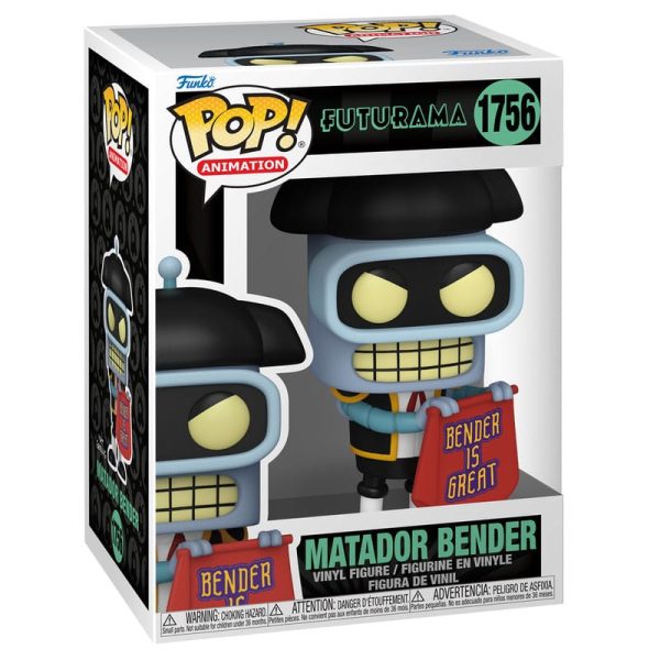 POP figure Futurama Matador Bender #1756