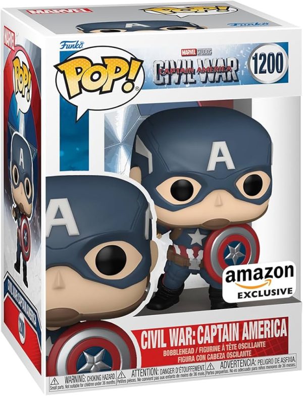 POP figure Captain America Civil War Captain America #1200 (Exclusive)