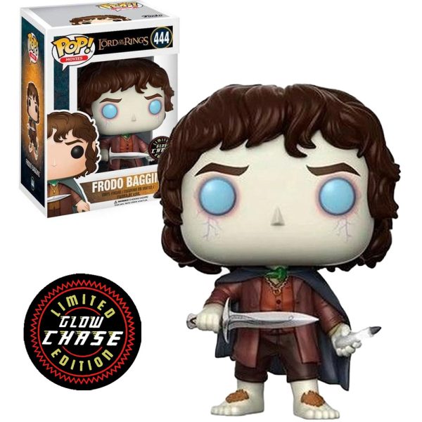 POP figure Lord of the Rings Frodo Baggins #444 Glow Chase