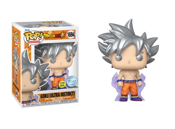 POP figure Dragon Ball Super Goku (Ultra Instinct) #1694 (Exclusive) (GITD)