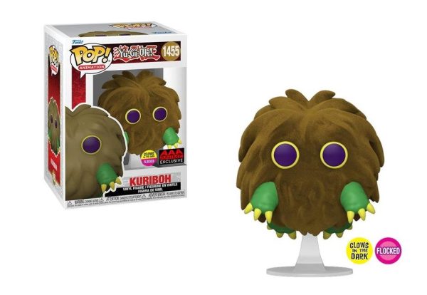 POP figure Yu-Gi-Oh Kuriboh #1455 (Flocked Exclusive) (GITD)