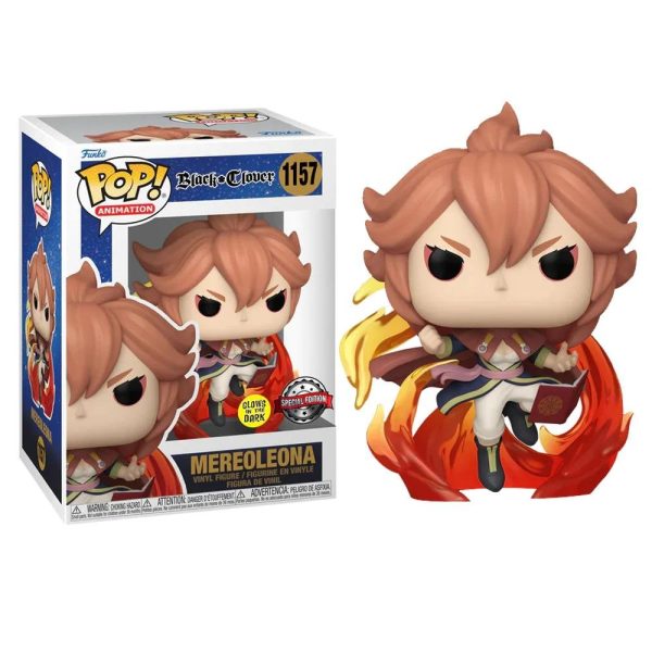 POP figure Black Clover Mereoleona #1157 (Gamestop Exclusive) (GITD)