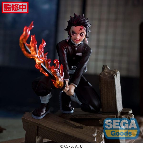 Sega Goods Demon Slayer Kimetsu no Yaiba Xross Link Anime PVC Statue Tanjiro Kamado -Swordsmith Village Arc- 12 cm - Image 2