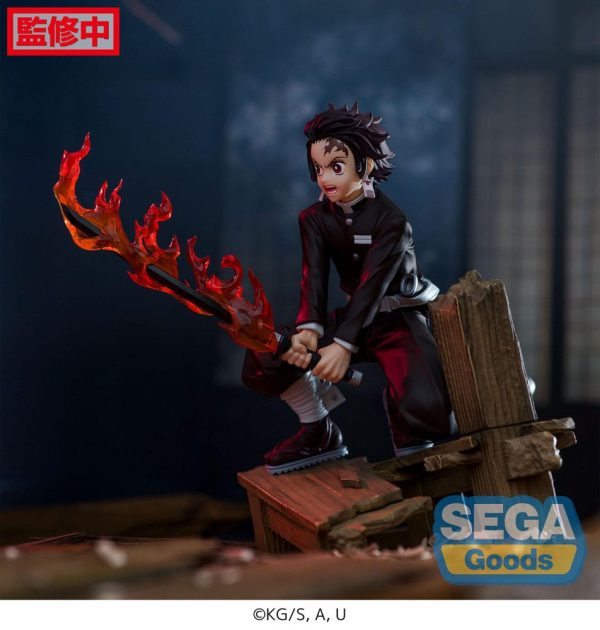 Sega Goods Demon Slayer Kimetsu no Yaiba Xross Link Anime PVC Statue Tanjiro Kamado -Swordsmith Village Arc- 12 cm - Image 3