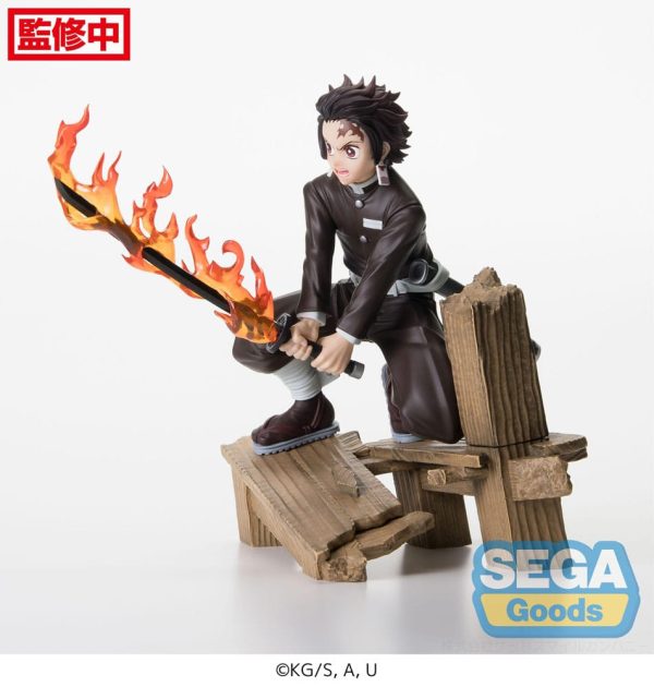 Sega Goods Demon Slayer Kimetsu no Yaiba Xross Link Anime PVC Statue Tanjiro Kamado -Swordsmith Village Arc- 12 cm - Image 4