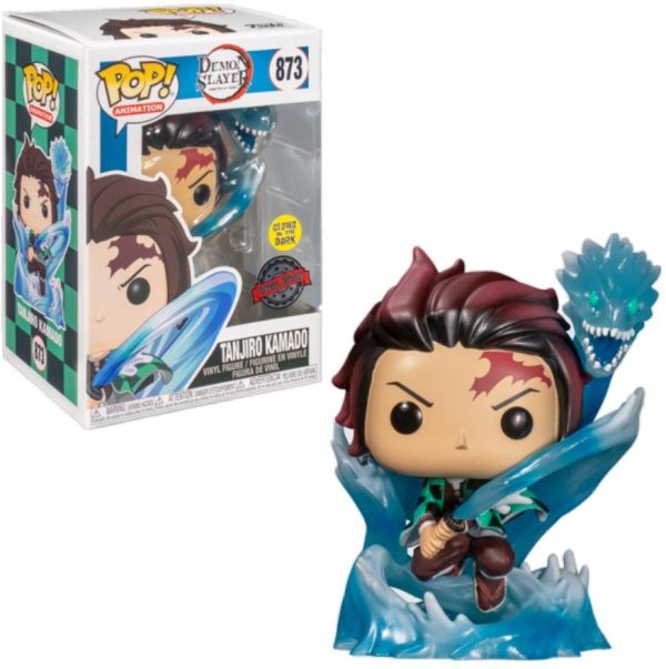 POP figure Demon Slayer Tanjiro Kamado #873 (Exclusive) (GITD)