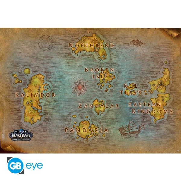 WORLD OF WARCRAFT - Poster Maxi 91.5x61 - Map