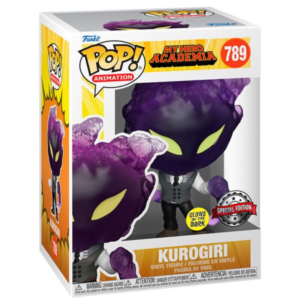 POP figure My Hero Academia Kurogiri #789 (Exclusive) (GITD) (Vaulted)