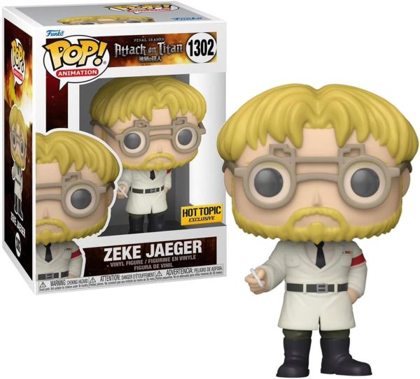 POP figure Attack on Titan Zeke Jaeger #1302 (Exclusive) (Vaulted)