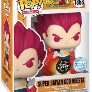 POP figure Dragon Ball Super Broly Movie Super Saiyan God Vegeta #1868 (Exclusive) (Glow Chase)