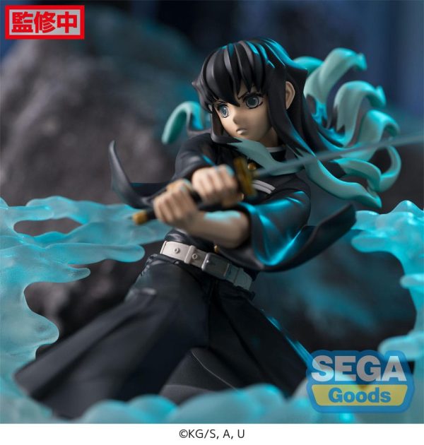 Sega Goods - Demon Slayer Xross Link Anime PVC Statue Muichiro Tokito Hashira Training Arc 11 cm - Image 3