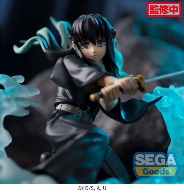 Sega Goods - Demon Slayer Xross Link Anime PVC Statue Muichiro Tokito Hashira Training Arc 11 cm - Image 2
