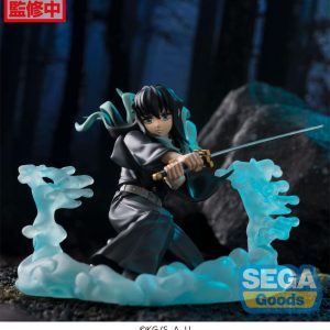 Sega Goods - Demon Slayer Xross Link Anime PVC Statue Muichiro Tokito Hashira Training Arc 11 cm