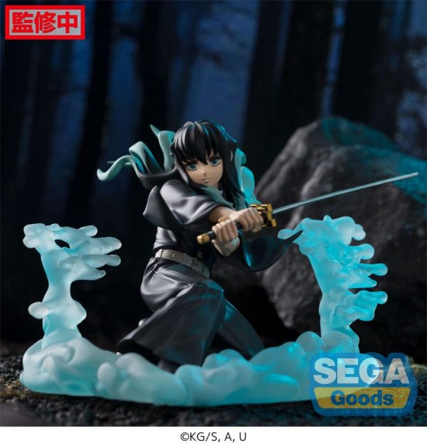 Sega Goods - Demon Slayer Xross Link Anime PVC Statue Muichiro Tokito Hashira Training Arc 11 cm